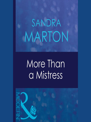cover image of More Than a Mistress